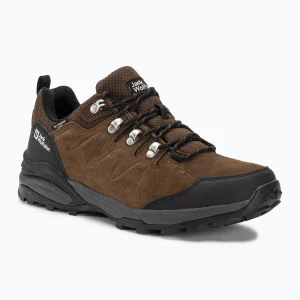 Buty trekkingowe męskie Jack Wolfskin Refugio Texapore Low brown/ phantom