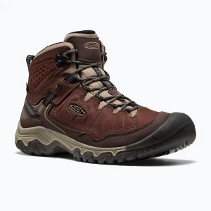 Buty trekkingowe męskie KEEN Targhee IV Mid Wp java / bridnle Brązowy