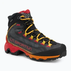 Buty trekkingowe męskie La Sportiva Aequilibrium Hike GTX carbon / yellow Czarny