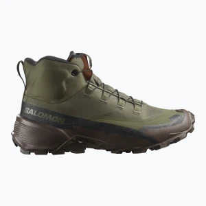 Buty trekkingowe męskie Salomon Cross Hike Tracker GTX green/earth brown