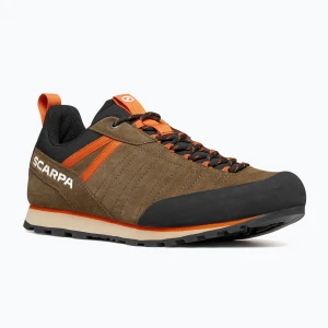Buty trekkingowe męskie SCARPA Crux 2 caribou / rust orange Brązowy