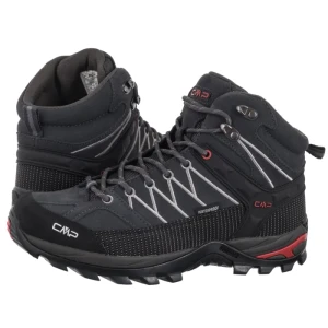 Buty Trekkingowe Rigel Mid Trekking Shoe Wp 3Q12947 60UU Titanio/Ferrari (CM2-d) CMP