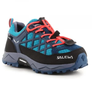 Buty trekkingowe Salewa Wildfire Wp Jr 64009-8641 czarne niebieskie