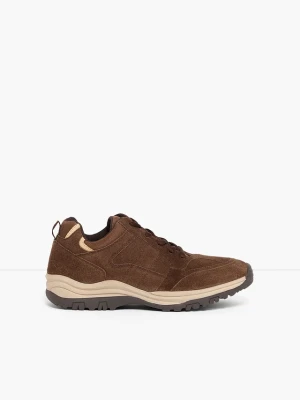 Buty trekkingowe ze skóry zamszowej BonPrix brązowy