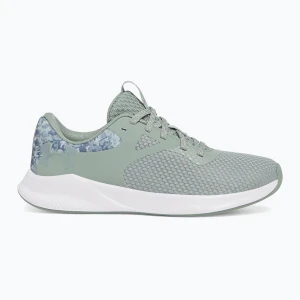 Buty treningowe damskie Under Armour Charged Aurora 2+ silica green/white/metallic silica