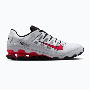 Buty treningowe męskie Nike Reax 8 TR Mesh pure platinum/black/university red Szary