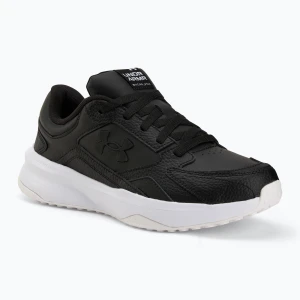 Buty treningowe męskie Under Armour Edge Leather black / black / white