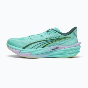 Buty treningowe PUMA Deviate Nitro 4 X Hyrox intense mint / light lavender Zielony