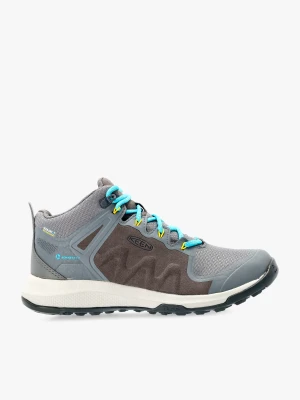 Buty turystyczne damskie Keen Explore Mid WP - grey/turquoise