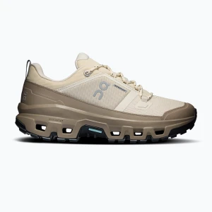 Buty turystyczne damskie On Cloudrock Low Waterproof grain / soba Szary
