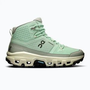 Buty turystyczne damskie On Cloudrock Mid Waterproof mineral/aloe