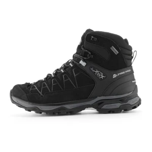 Buty turystyczne skórzane Vete czarne Alpine Pro