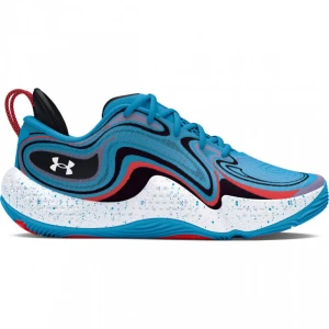 Buty uniseks do koszykówki Under Armour UA Spawn 6 MM - niebieskie