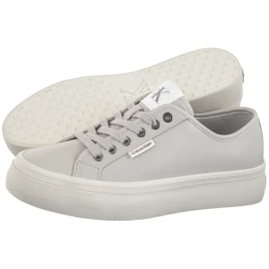 Buty Vulc Flatf Lace Up Lth Moonstruck/Dk Ecru YW0YW01932 PDJ (CK720-a) Calvin Klein