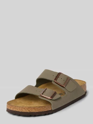 Buty wsuwane z odkrytą piętą model 'Arizona' Birkenstock Piaskowy