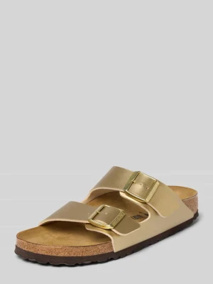 Buty wsuwane z odkrytą piętą model 'Arizona' Birkenstock Złoty
