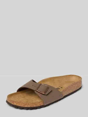 Buty wsuwane z odkrytą piętą model 'Madrid' Birkenstock Średniobrązowy