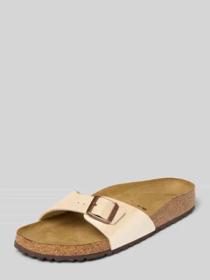Buty wsuwane z odkrytą piętą model 'Madrid' Birkenstock Złamany biały