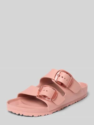 Buty wsuwane z otwartą podeszwą model 'Arizona' Birkenstock Brudnoróżowy
