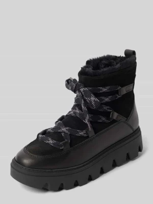 Buty z naturalnej skóry bydlęcej welurowej tamaris