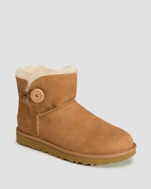 Buty Z Owczej Skóry Damskie Ugg Mini Bailey Button Ii