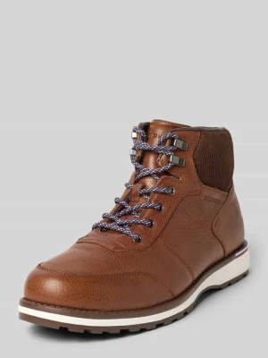 Buty ze skóry bydlęcej z detalem z logo Tommy Hilfiger