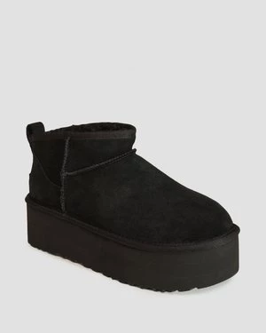 Buty Ze Skóry Owczej Damskie Ugg Classic Ultra Mini Platform