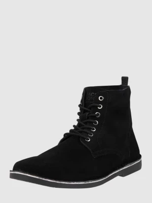 Buty ze skóry welurowej model ‘Bruce’ jack & jones