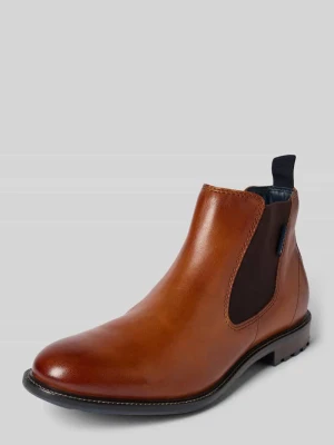 Buty ze skóry z elastycznymi wstawkami model ‘Bonifacio’ Bugatti