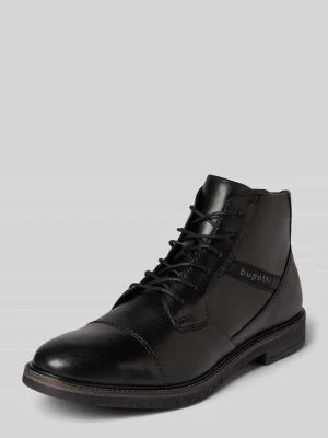 Buty ze skóry z zamkiem błyskawicznym model ‘Caj’ Bugatti