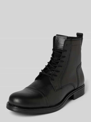Buty ze skóry z zamkiem błyskawicznym model ‘RUSSEL’ jack & jones