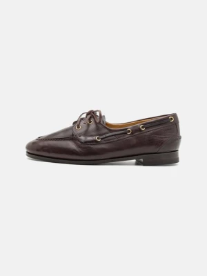 Buty żeglarskie Bally mleczny