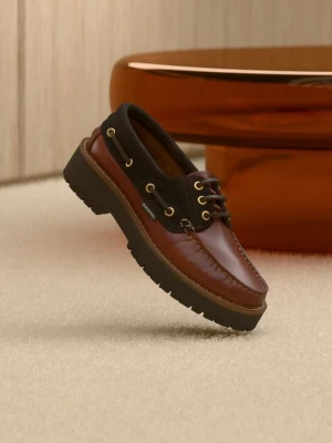 Buty żeglarskie Barbour ciemnobrązowy