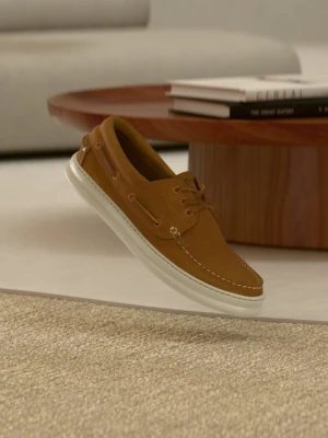Buty żeglarskie Camper koniakowy