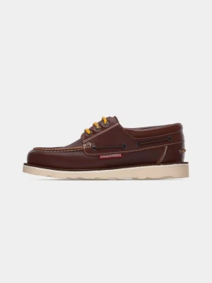 Buty żeglarskie Dsquared2 ciemnobrązowy