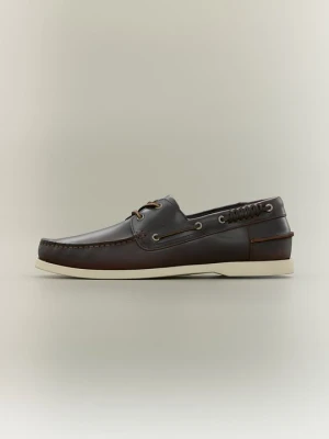 Buty żeglarskie Hugo ciemnobrązowy