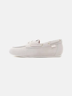 Buty żeglarskie LOVE MOSCHINO mleczny