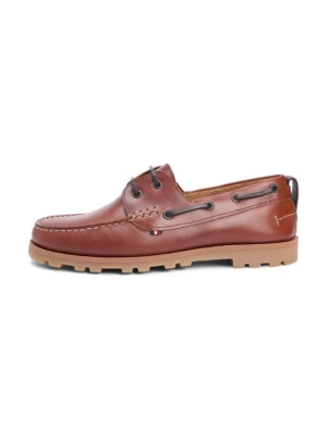 Buty żeglarskie Tommy Hilfiger brązowy
