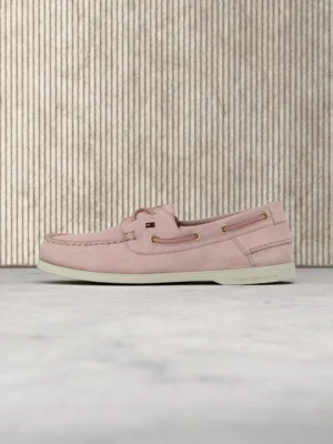 Buty żeglarskie Tommy Hilfiger jasnoróżowy