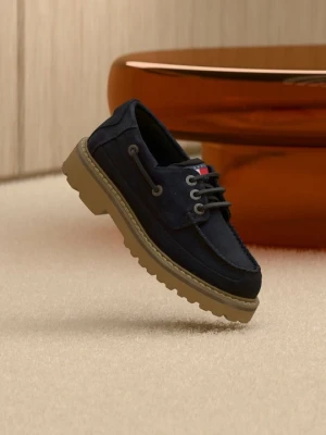 Buty żeglarskie Tommy Jeans granatowy