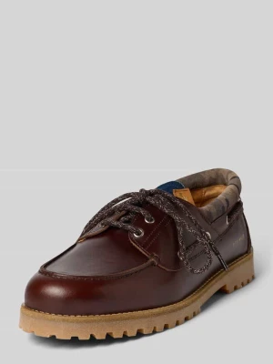 Buty żeglarskie ze skóry z profilowaną podeszwą Replay