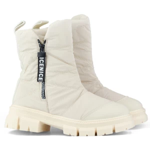 Buty zimowe beżowe śniegowce damskie wysokie beżowy Inna marka