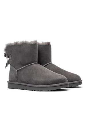 Buty zimowe damskie UGG W Mini Bailey Bow II (1016501-GREY)