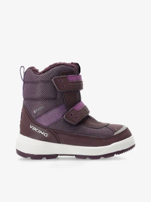 Buty zimowe dla dziewczynki Viking Footwear Play Reflex Warm GTX 2V - grape/purple Viking Outdoor