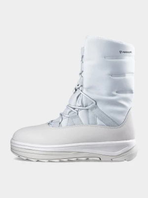 Buty zimowe śniegowce INUA z ociepliną Primaloft damskie - złamana biel 4F