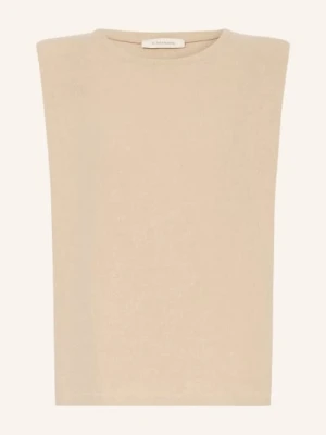 By Aylin Koenig Bluzka Z Lnu Debbie beige