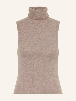 By Aylin Koenig Dzianinowy Top Nila Z Wełną Merynosową beige