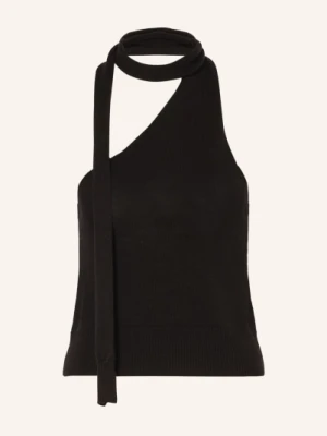 By Aylin Koenig Dzianinowy Top Polly Z Wełny Merynosowej schwarz