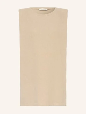 By Aylin Koenig Sukienka Debbie Petite Z Lnu beige