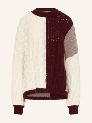 By Aylin Koenig Sweter Oversize Lisbeth weiss biały